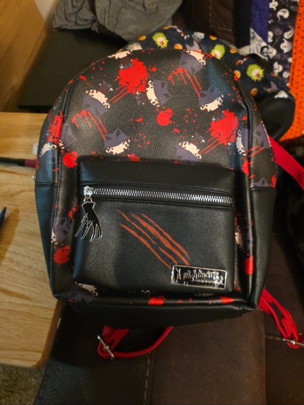 Nightmare on Elm Street Chibi Freddy Krueger Halloween Horror Mini Backpack NWOT